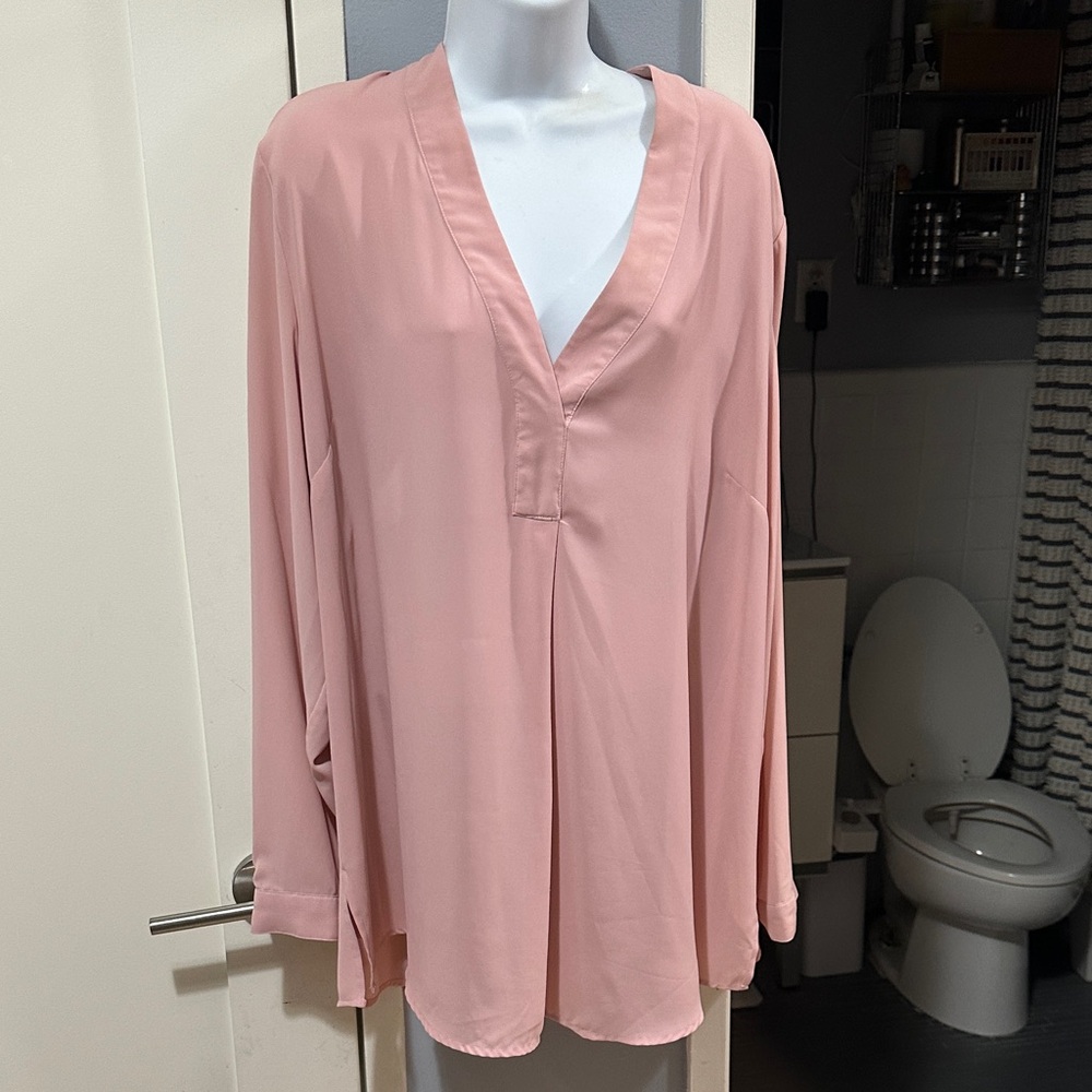 Elegant Pink Women's Blouse
